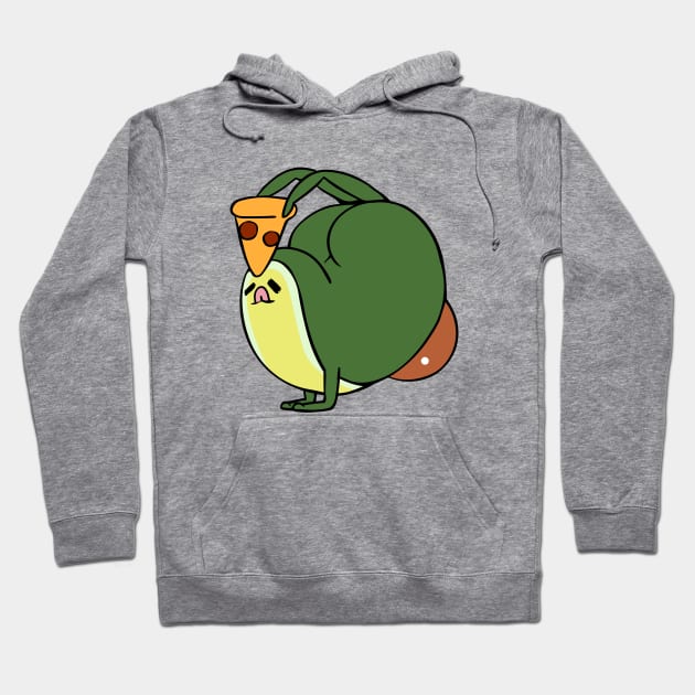 Working on myself Avocado Hoodie by huebucket